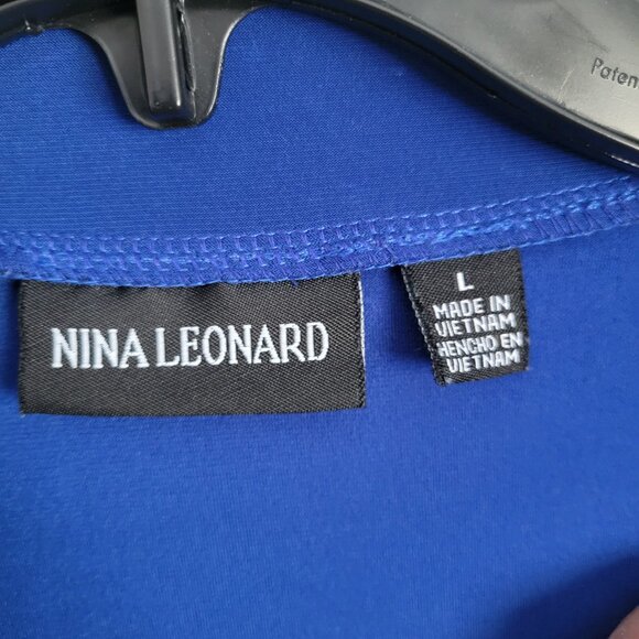 Nina Leonard Blue Top - Picture 3 of 7